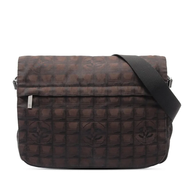 Brown Chanel New Travel Line Crossbody