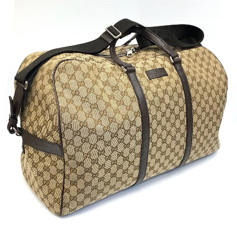 Gucci GG Logo Beige Large Carry-on Duffle