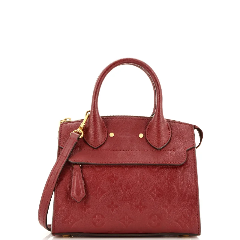 Pont Neuf Handbag Monogram Empreinte Leather Mini