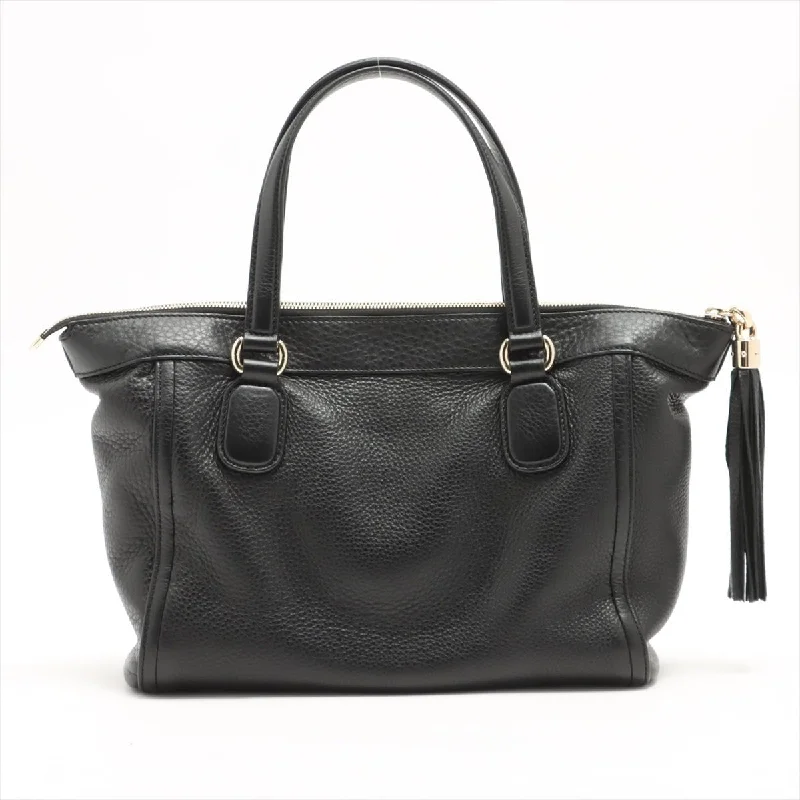 Gucci Soho Working Black Leather Tote