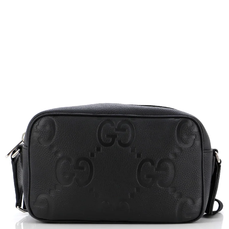 Signature Camera Bag GG Embossed Leather