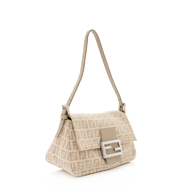 Fendi Zucchino Mini Baguette Bag - FINAL SALE (SHF-19965)