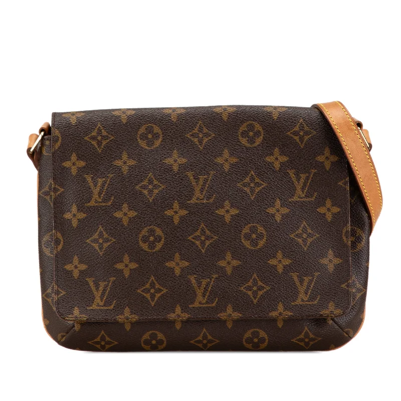 Brown Louis Vuitton Monogram Musette Tango Short Strap Shoulder Bag