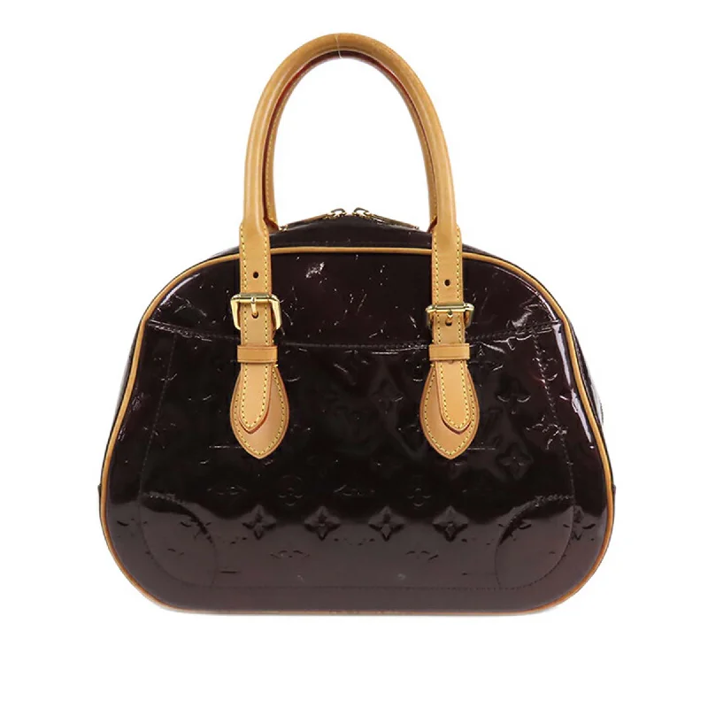 Purple Louis Vuitton Monogram Vernis Summit Drive Handbag