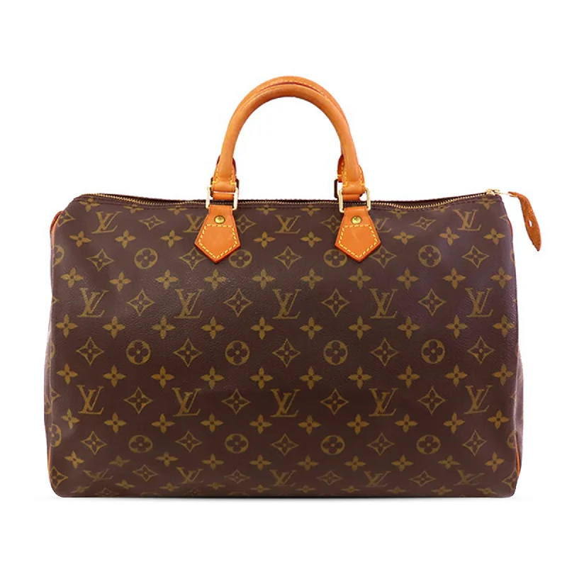 Brown Louis Vuitton Monogram Speedy 40 Boston Bag