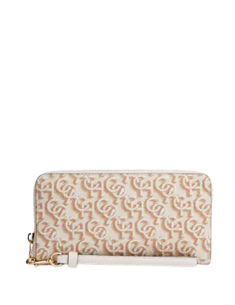 Coach Long Zip Around Wallet With Coach Monogram Print