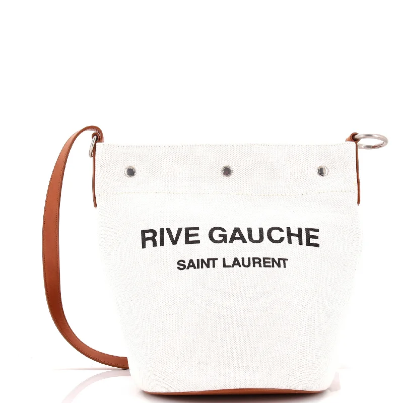 Rive Gauche Bucket Bag Canvas