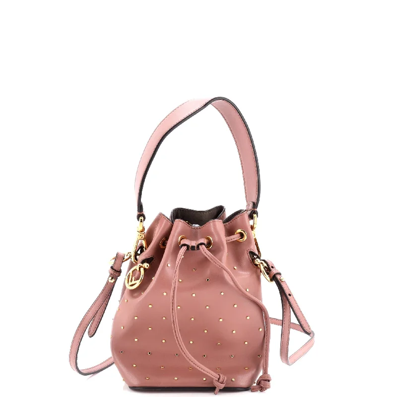 Mon Tresor Bucket Bag Studded Leather Mini