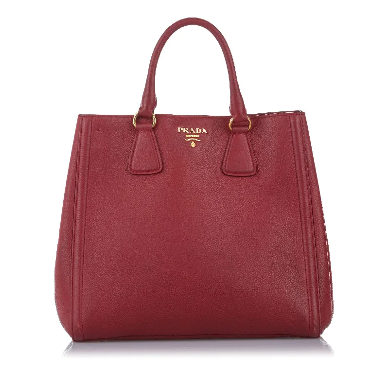 Prada Vitello Daino Tote Bag (SHG-15662)