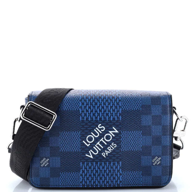 Studio Messenger Bag Limited Edition Damier Graphite 3D