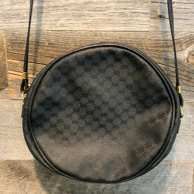 Vintage Gucci Guccissima Round Crossbody Bag