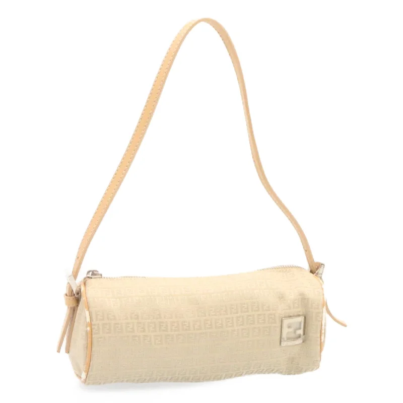 FENDI Micro Zucca Canvas Accessory Pouch Beige  am1285g