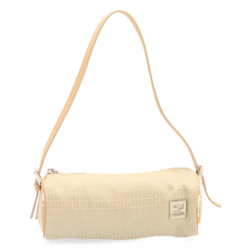 FENDI Micro Zucca Canvas Accessory Pouch Beige  am1285g