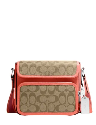 Coach Sullivan Flap Crossbody In Colorblock Signature Canvas