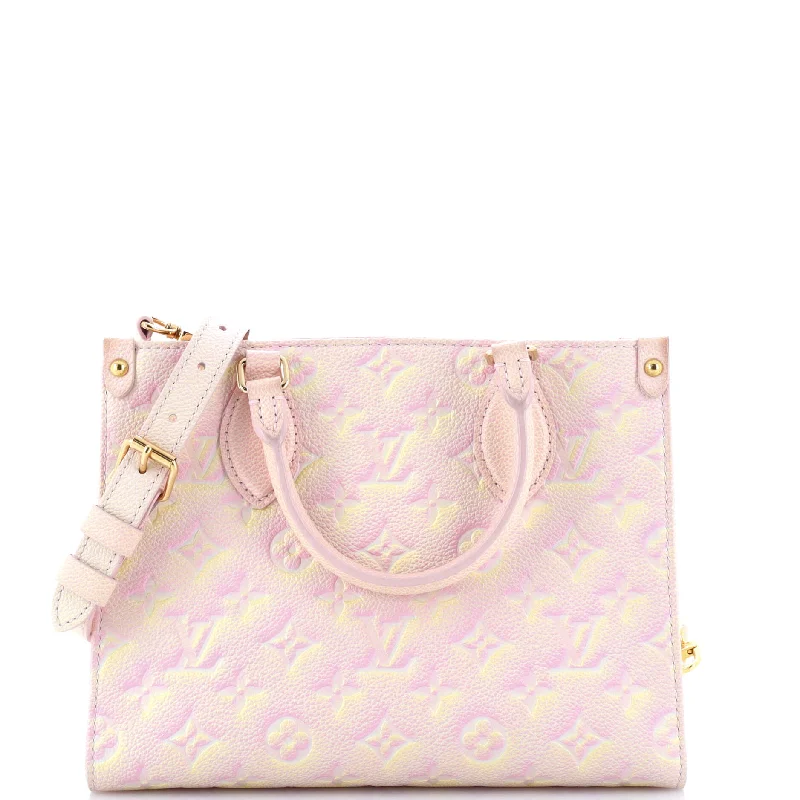 OnTheGo Tote Stardust Monogram Empreinte Leather PM