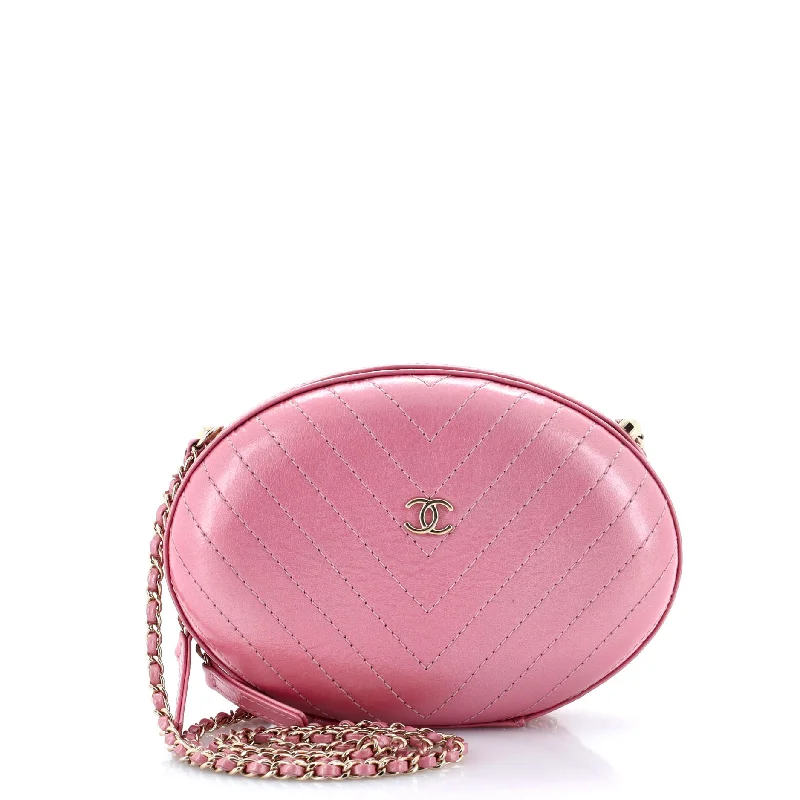 La Pausa Evening Bag Chevron Leather