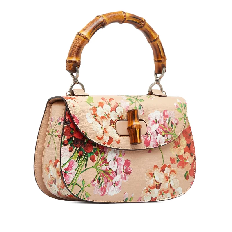 Gucci Bamboo Classic Blooms Top Handle Satchel (eLTiCC)