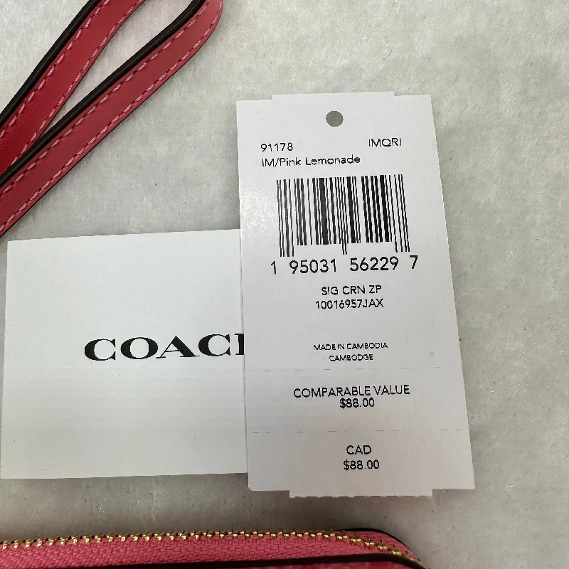 Wristlet Designer By Coach  Size: Small