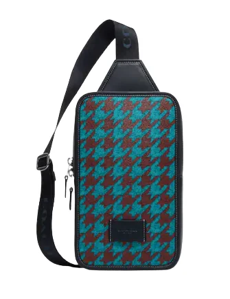 Coach Sullivan Pack With Houndstooth Print