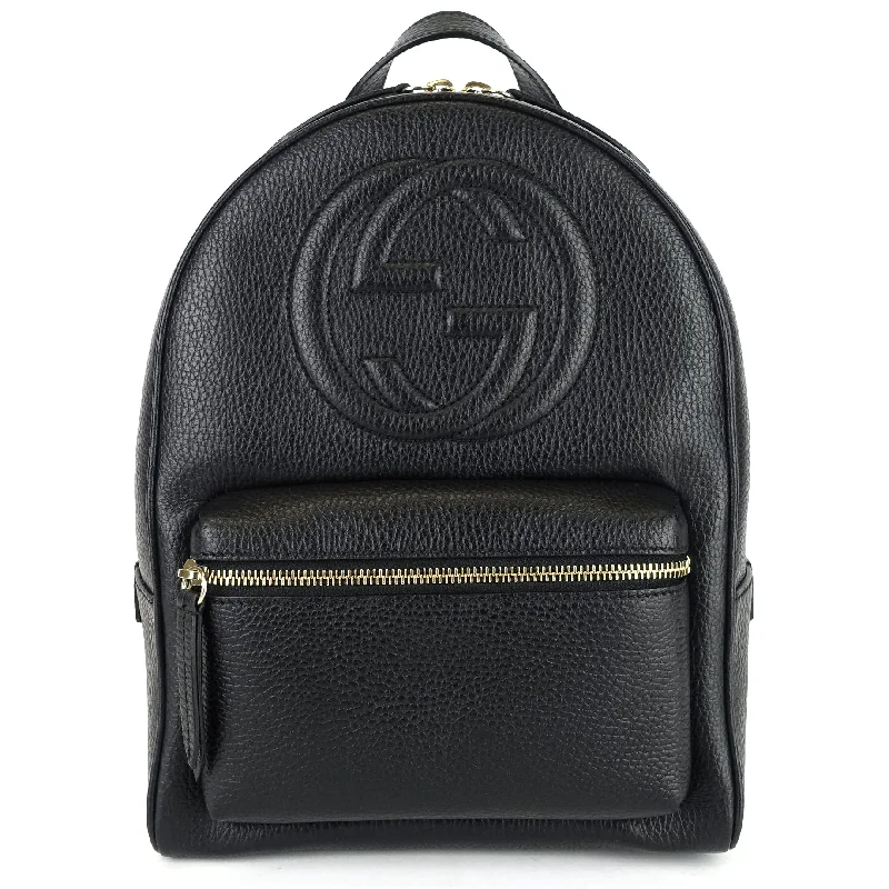 Soho Leather Chain Backpack