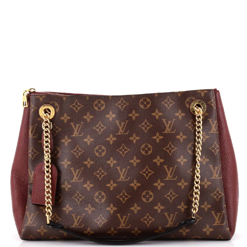 Surene Handbag Monogram Canvas with Leather MM