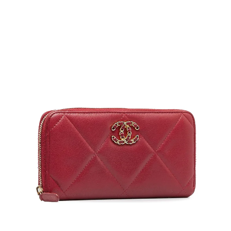 Chanel 19 Zip Around Wallet (tI3UK5)