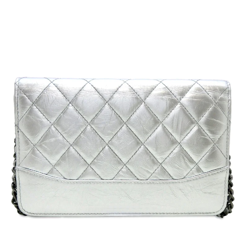 Chanel Aged Calfskin Gabrielle Wallet on Chain (JiFHOH)