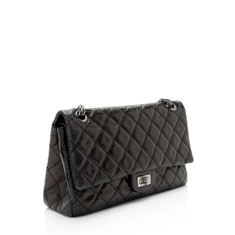 Chanel Aged Calfskin Reissue 225 Double Flap Shoulder Bag (wB1PQ1)